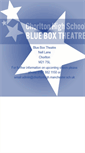 Mobile Screenshot of blueboxtheatre.co.uk